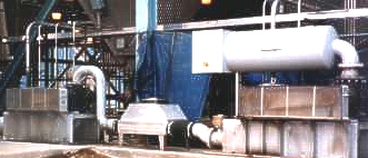 Industrial air gas transfer system air-handling