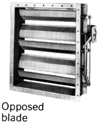 Fan blower air damper industrial Canadian Blower