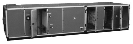 Industrial gas fired air handling unit airhandler