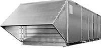 Industrial gas fired air handling unit airhandler